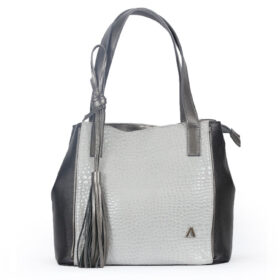 Bolso en cuero AR23144 GRIS