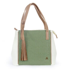 Bolso en cuero AR23144 VERDE