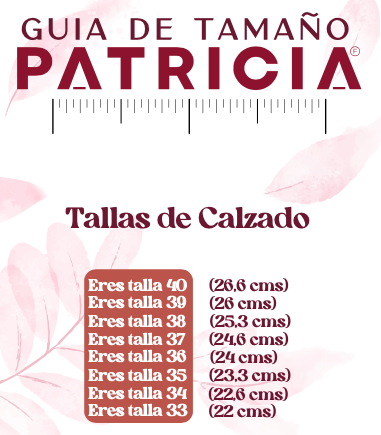 Guía de Tallas Patricia