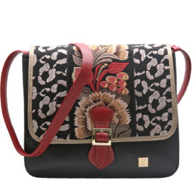 Bolso en cuero camel