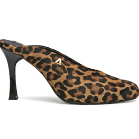 Zapatilla en cuero print