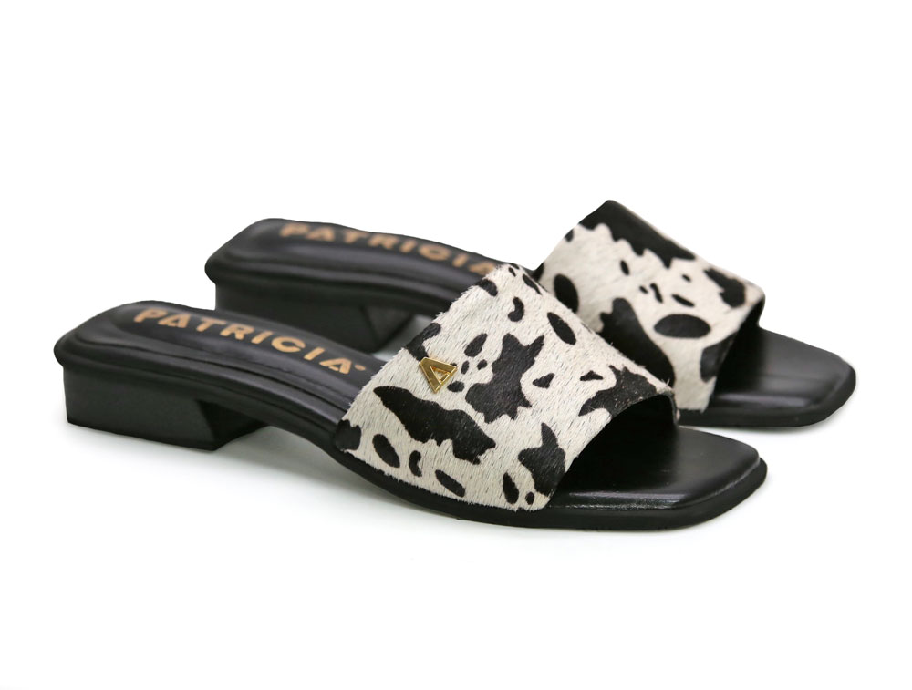 Sandalia en cuero negro - Image 2