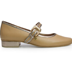 Baleta en cuero amelia