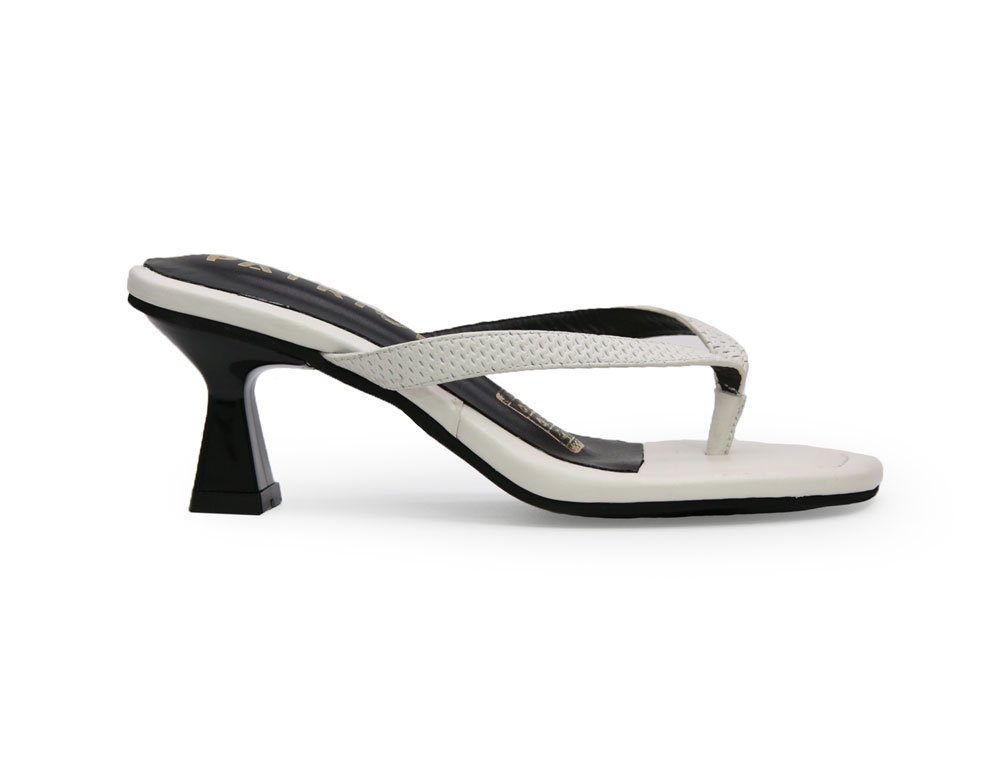 Sandalia en cuero white