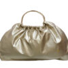 Bolso en cuero oro