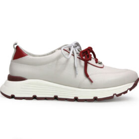 Tenis en cuero pelicano