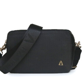 Bolso en cuero negro