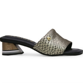 Sandalia en cuero folia