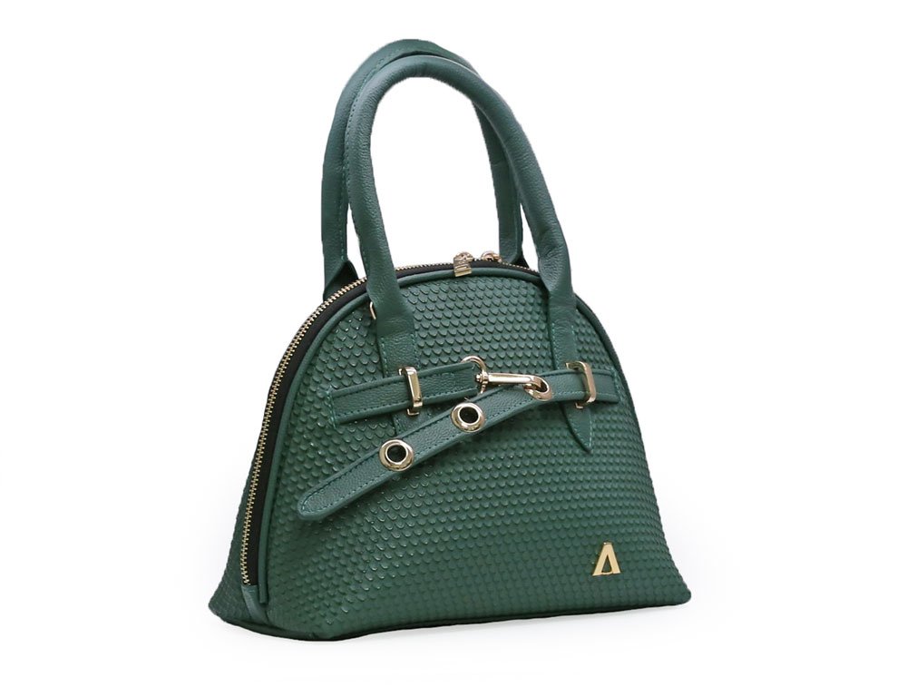 Bolso en cuero verde - Image 2