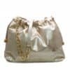 Bolso en cuero oro