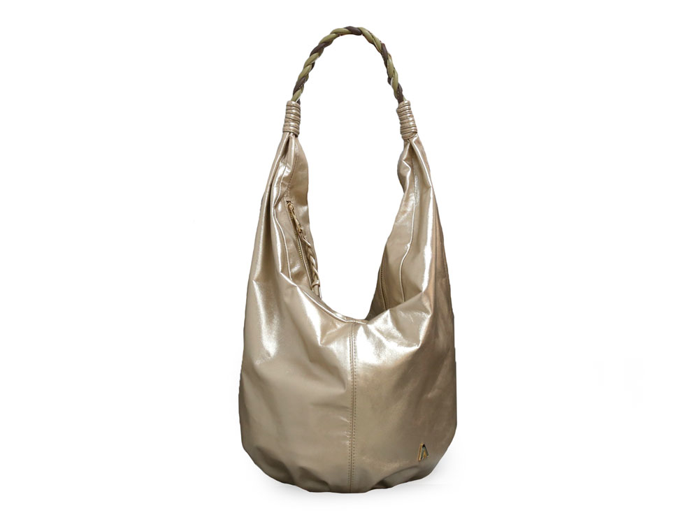 Bolso en cuero oro