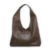 Bolso en cuero chocolate