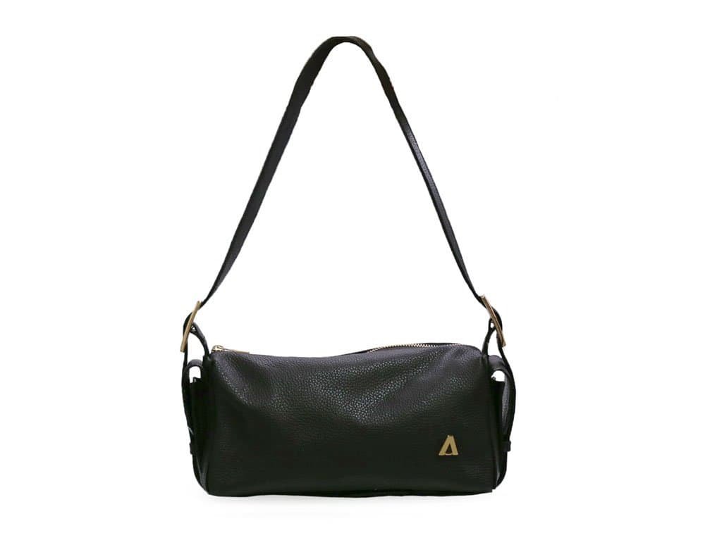 Bolso en cuero negro