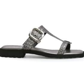 Sandalia en cuero fusil