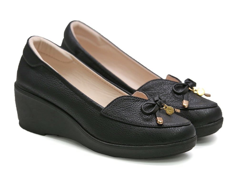 Mocasín en cuero negro - Image 2