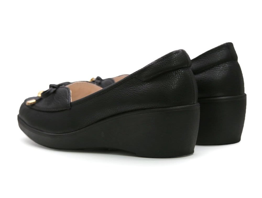 Mocasín en cuero negro - Image 3