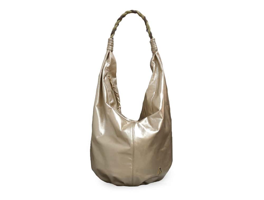 Bolso en cuero oro