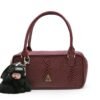 Bolso en cuero vino