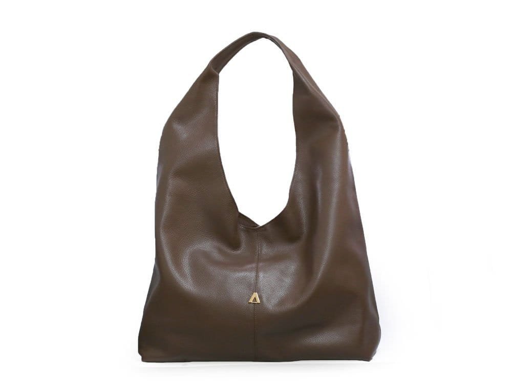 Bolso en cuero castor