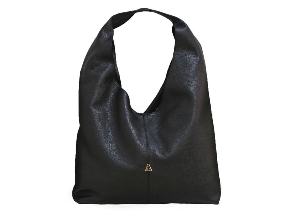 Bolso en cuero negro