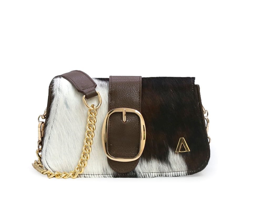 Bolso en cuero print