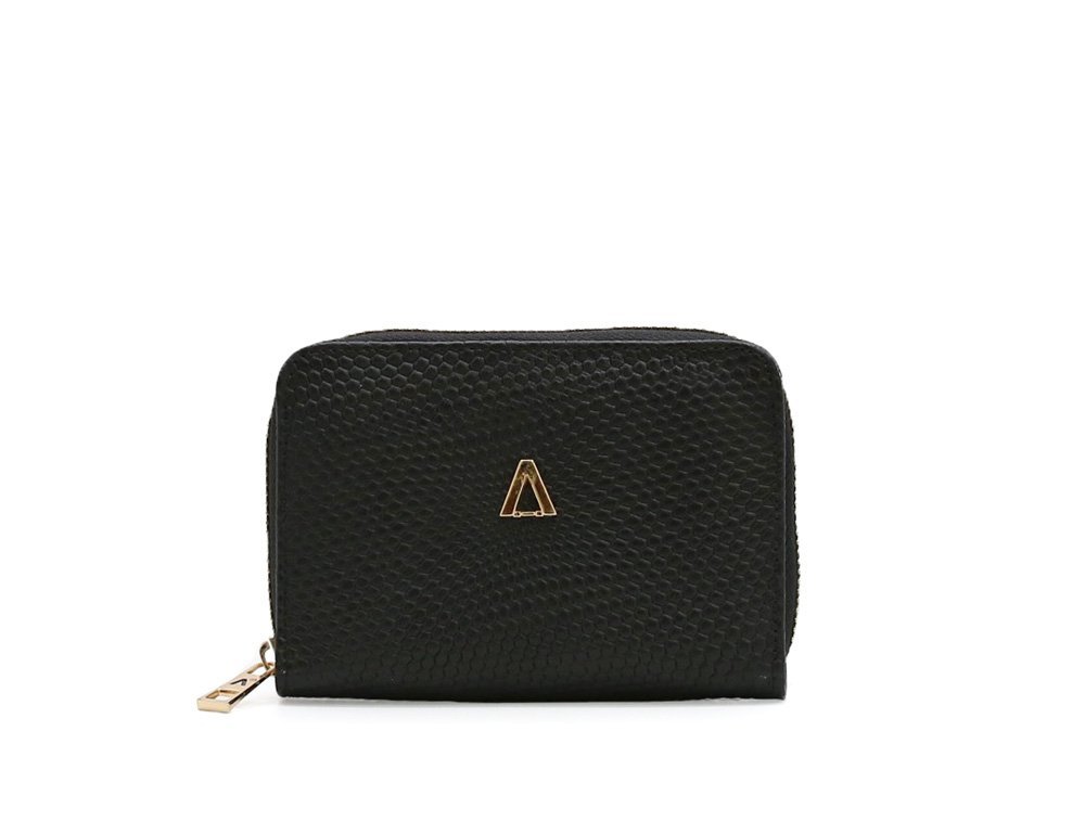 Billetera en cuero negro