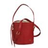 Bolso en cuero rojo