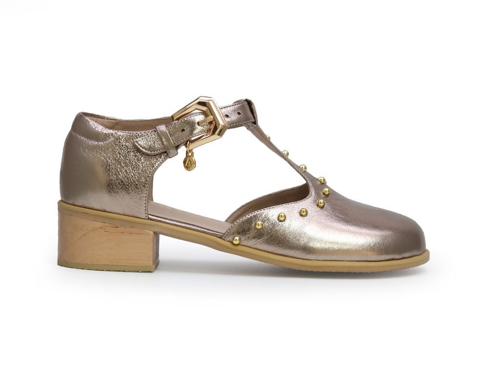 Bolichero en cuero luna