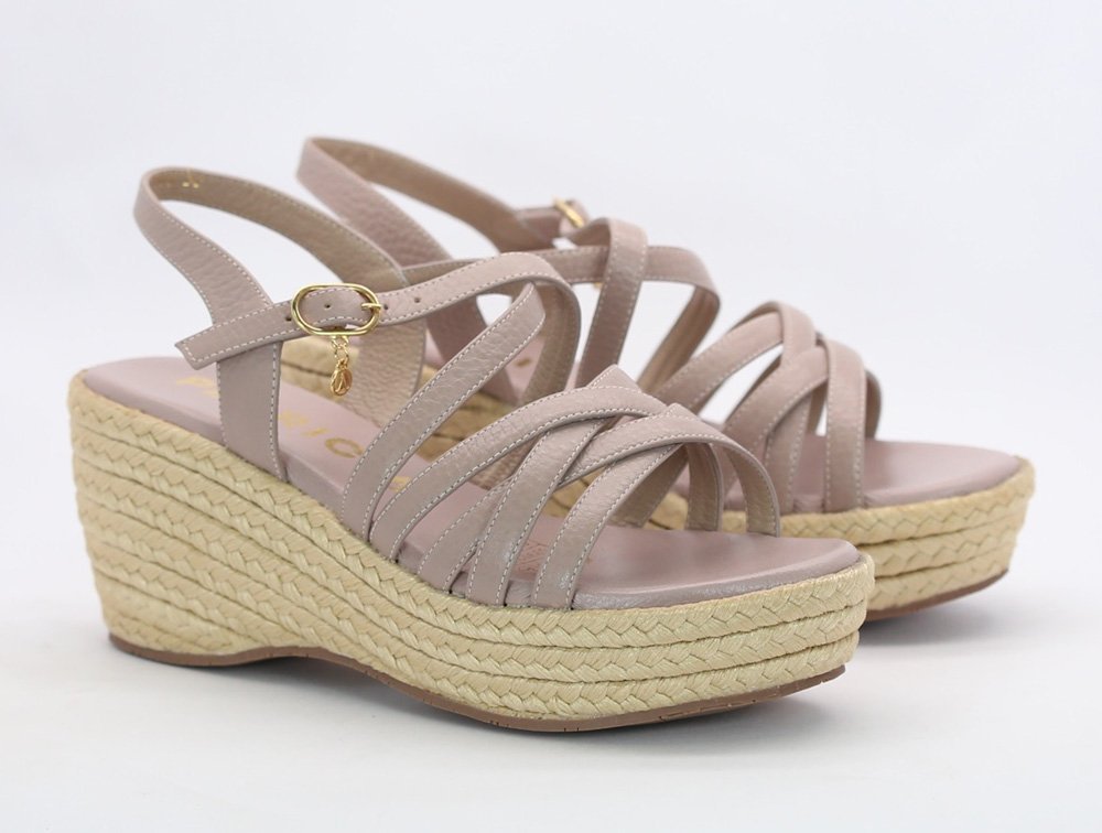 Alternative view of Sandalia en cuero IMJ1599B