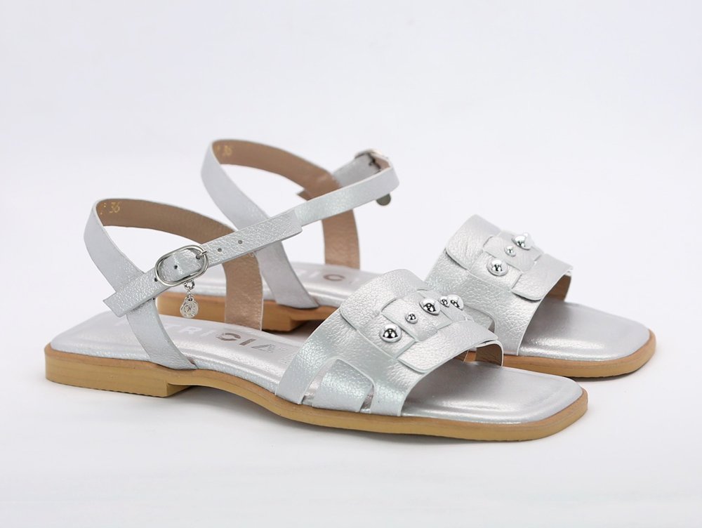 Alternative view of Sandalia en cuero IMJ1777