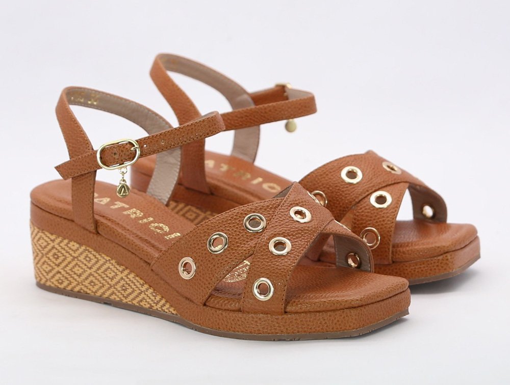 Alternative view of Sandalia en cuero IMJ1780