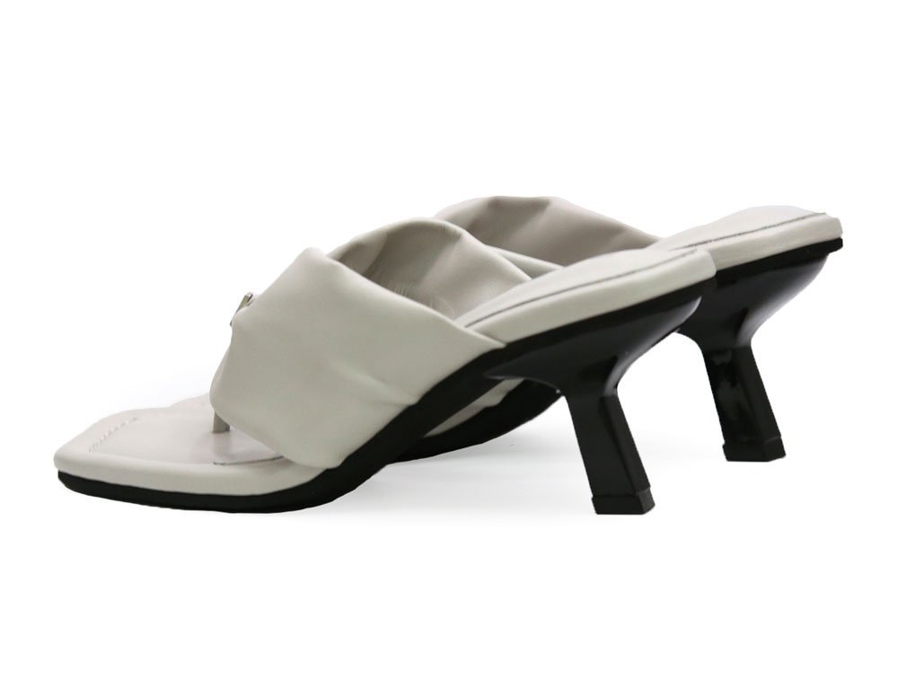 Sandalia en cuero grey - Imagen 3