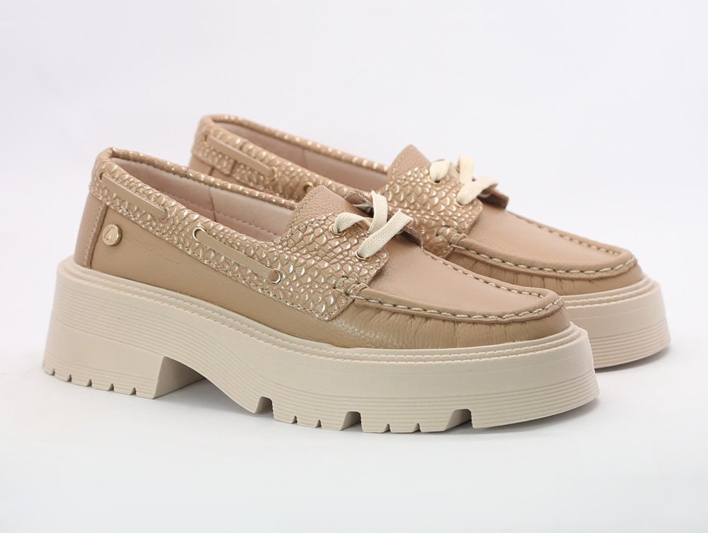 Alternative view of Mocasín en cuero MR5375