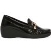 Mocasín en cuero negro