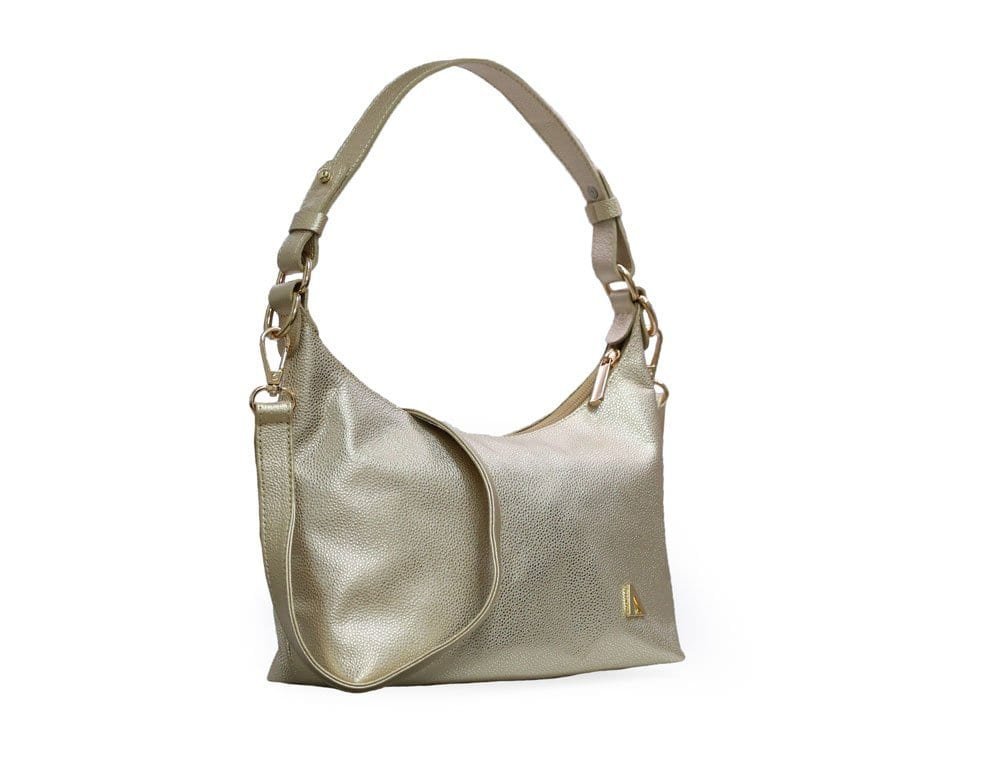 Alternative view of Bolso en cuero oro