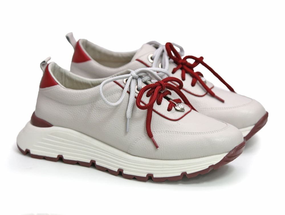 Alternative view of Tenis en cuero pelicano