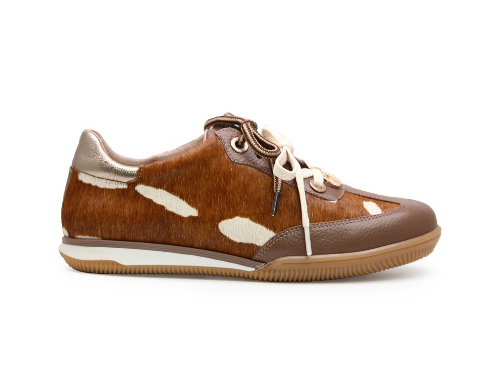 Tenis en cuero bambi