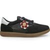 Tenis en cuero negro