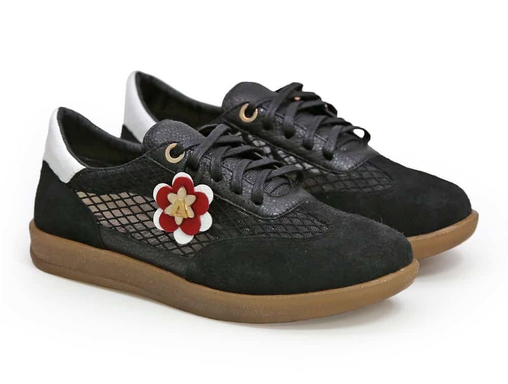 Alternative view of Tenis en cuero negro