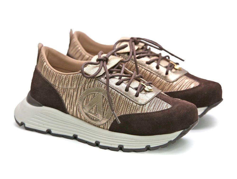 Alternative view of Tenis en cuero cafe