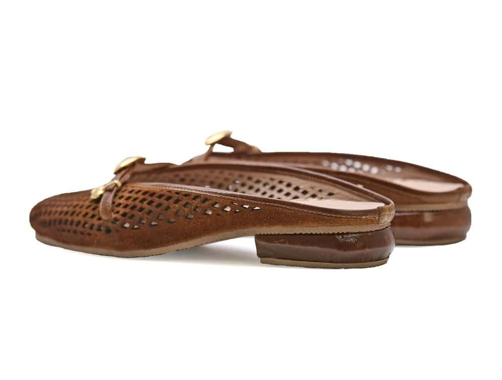 Zueco en cuero capuchino - Image 3