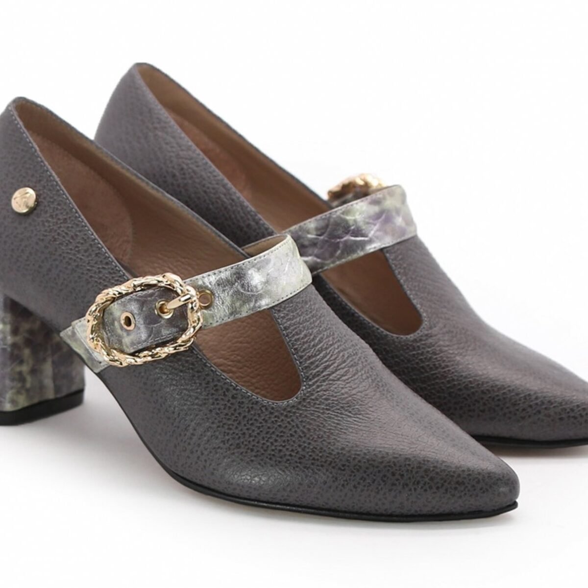 Alternative view of Tacon en cuero PSPR6611A