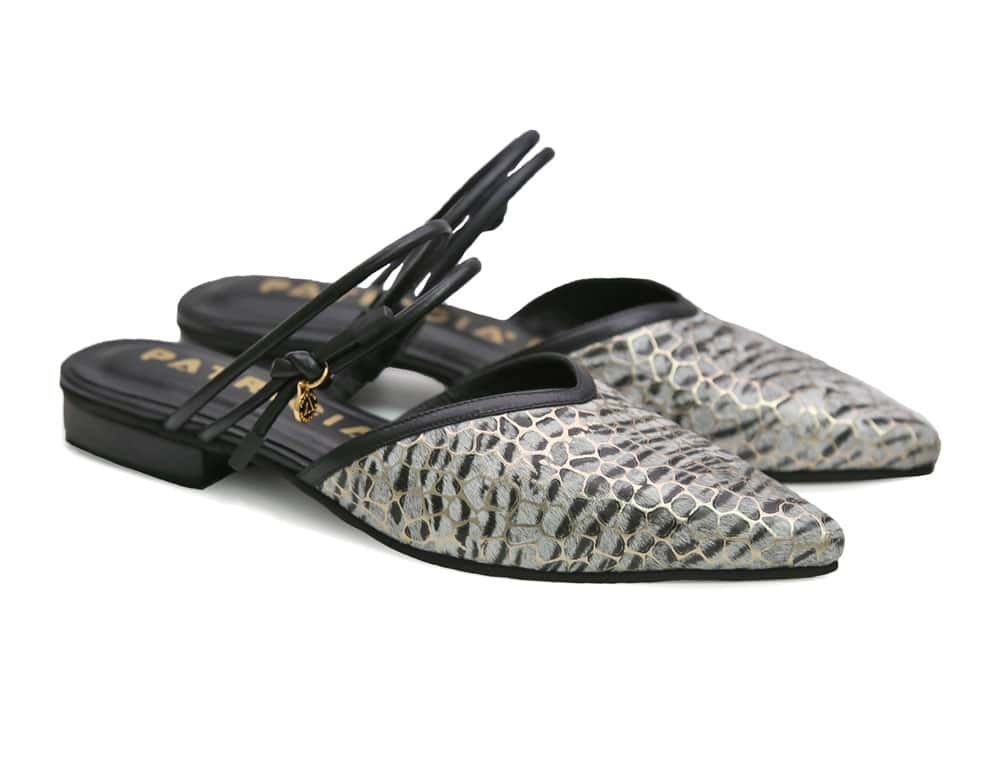 Alternative view of Zueco en cuero negro