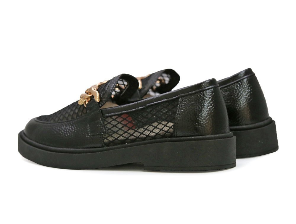 Mocasín en cuero negro - Imagen 3