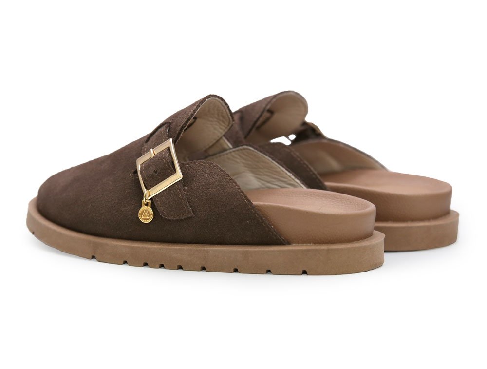 Zueco en cuero cafe - Image 3