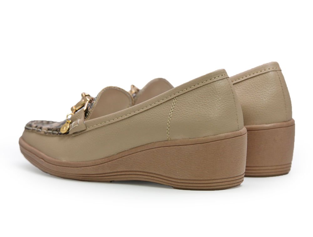 Mocasin en cuero natural - Image 3