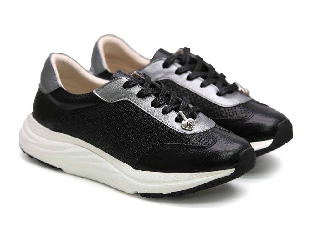 Alternative view of Tenis en cuero negro