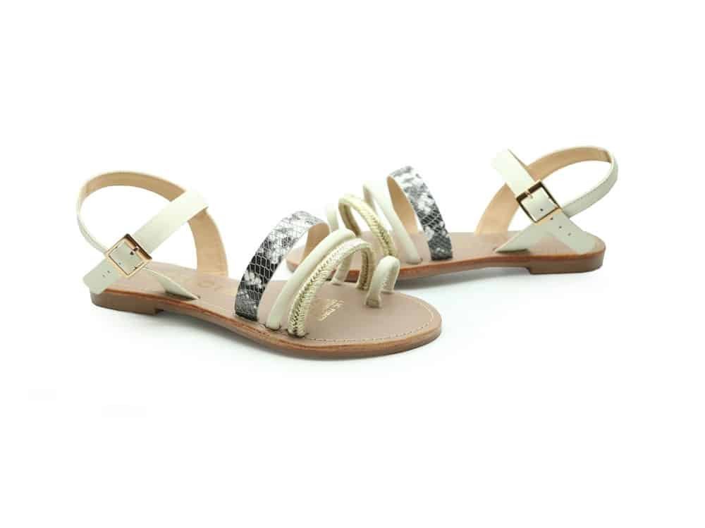 Sandalia en cuero SG7628 - Imagen 3