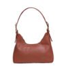 Bolso en cuero terracota