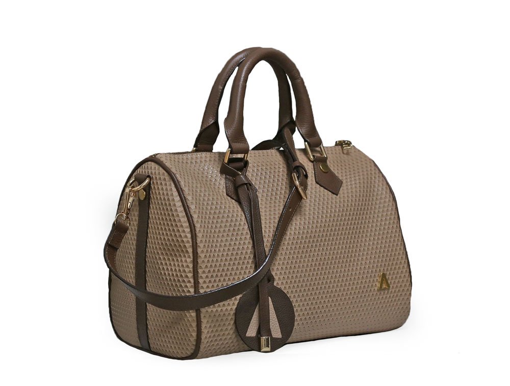 Alternative view of Bolso en cuero capuchino